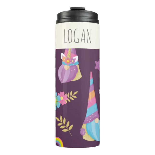 Cute Kawaii Rainbow Gnomes Mönster Personlig (Framsida)