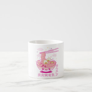Cute Kawaii Ramen Anime Noodles Ramen Girls, Tonå Espressomugg