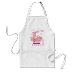 Cute Kawaii Ramen Anime Noodles Ramen Girls, Tonå Förkläde