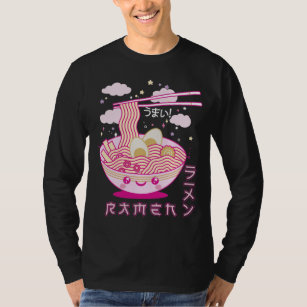Cute Kawaii Ramen Anime Noodles Ramen Girls, Tonår T Shirt