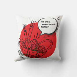 Cute Kawaii Ramen - Funny Japanese Food  Kudde