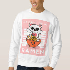 Cute Kawaii Ramen Lång Ärmad Tröja