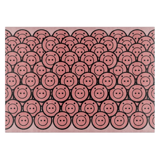 Cute Kawaii Rosa Grisar & Piglets Mönster Vector A (Framsidan)