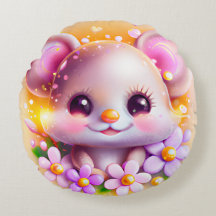 Cute Kawaii Rosa Mouse
