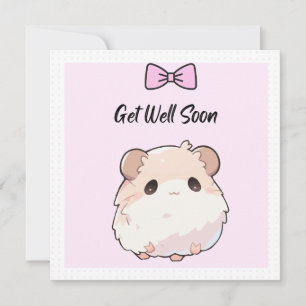 Cute Kawaii Rosa och White får snart kort