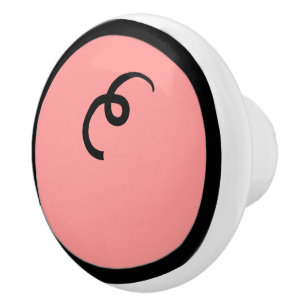 Cute Kawaii Rosa Piggy Gris Curly Svan Tillbaka Knopp