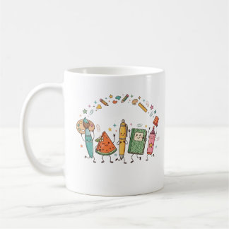 Cute Kawaii School Supplies Mug Kaffemugg