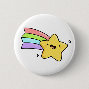 Cute Kawaii Shooting Star Knapp