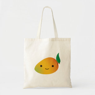 Cute Kawaii Smiling Mango Tygkasse