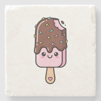 Cute Kawaii Smiling Popsicle Stenunderlägg