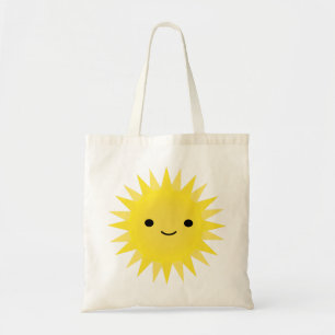 Cute Kawaii Smiling Sol Tygkasse
