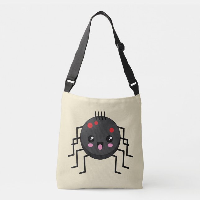 Cute Kawaii Spider Axelväska (Framsida)