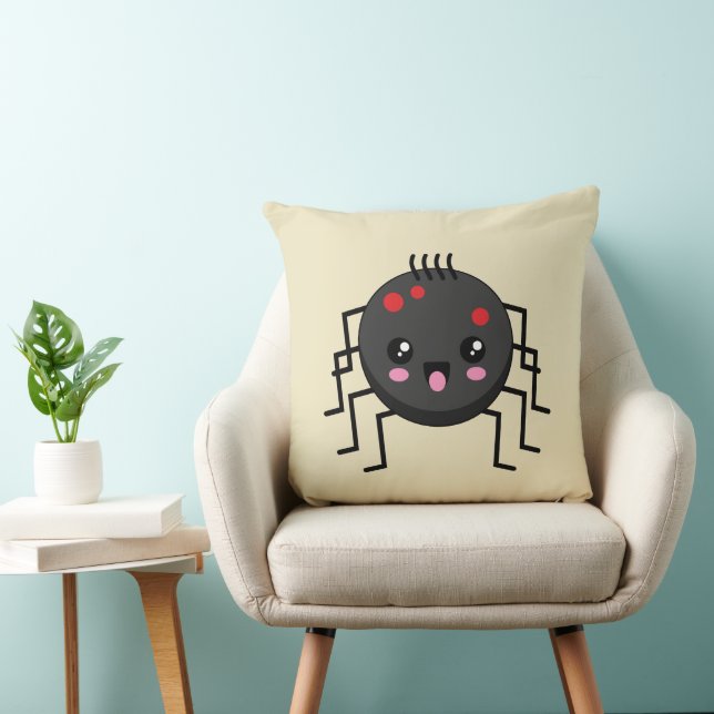Cute Kawaii Spider Kudde (Stol)