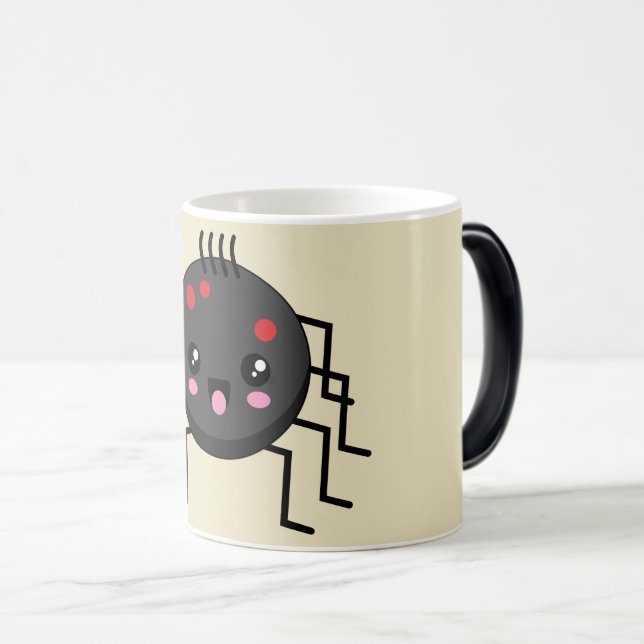 Cute Kawaii Spider Magisk Mugg (Framsida höger)