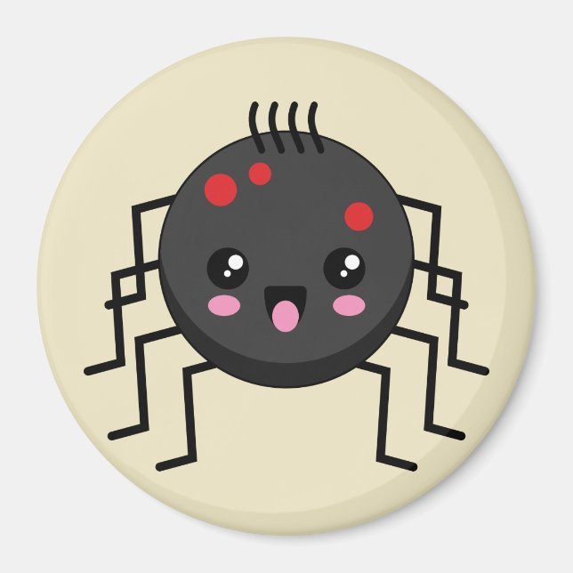 Cute Kawaii Spider Magnet (Framsidan)