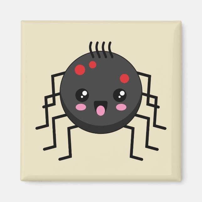 Cute Kawaii Spider Magnet (Framsidan)
