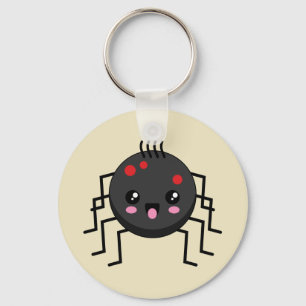 Cute Kawaii Spider Nyckelring
