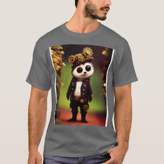 Cute Kawaii Steampunk Raccoon T Shirt