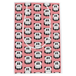 Cute kawaii-stil panda-presentsäck