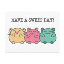 Cute Kawaii Stil Tecknad Hamsters Anpassningsbar