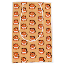 Cute kawaii-stil-tigerpresentsäck