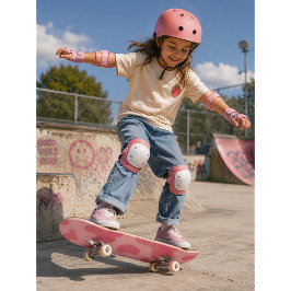 Cute Kawaii Strawberry Cow Mönster Skateboard