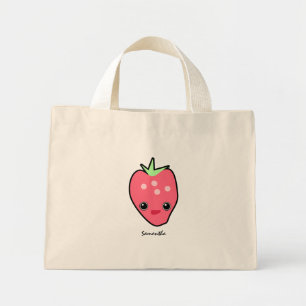 Cute Kawaii Strawberry Mini Tygkasse