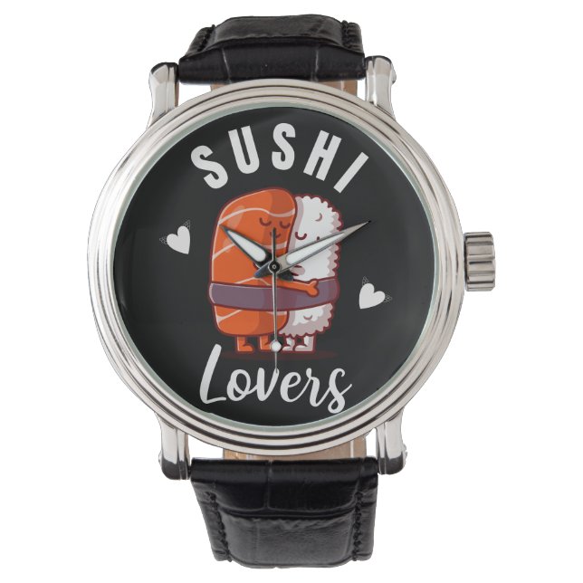 Cute Kawaii Sushi älskare Armbandsur (Framsida)