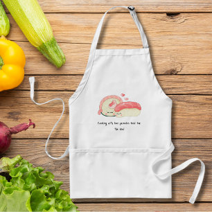 Cute Kawaii Sushi Förkläde