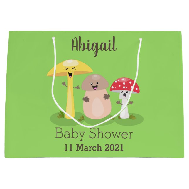 Cute kawaii svampsvampar toadstool (Framsidan)