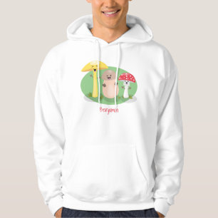 Cute kawaii svampsvampar toadstool hoodie