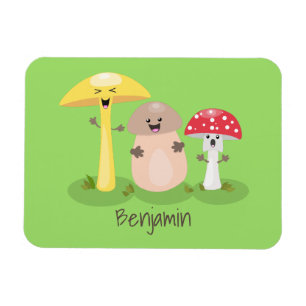 Cute kawaii svampsvampar toadstool magnet