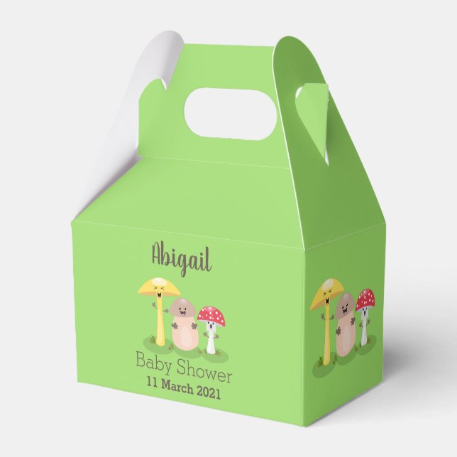 Cute kawaii svampsvampar toadstool presentaskar (Framsidan Sidan)