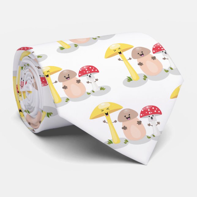 Cute kawaii svampsvampar toadstool slips (Rullad)