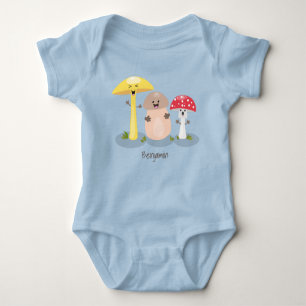 Cute kawaii svampsvampar toadstool t shirt