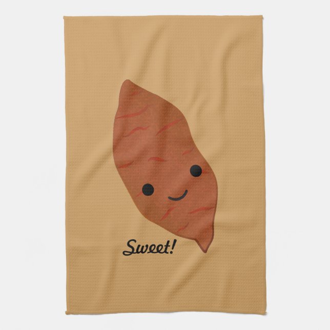 Cute Kawaii Sweet Potato Kökshandduk (Vertikal)