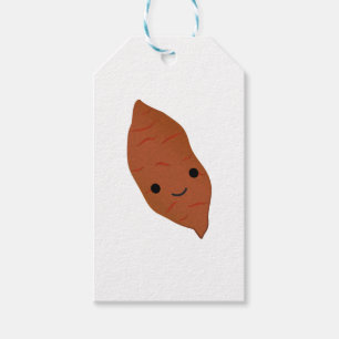 Cute Kawaii Sweet Potato Presentetikett