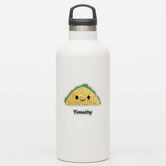 Cute Kawaii Taco Klistermärken (Vattenflaska)