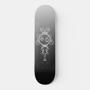 Cute Kawaii Tecknad Girl Mini Skateboard Bräda 18,5 Cm
