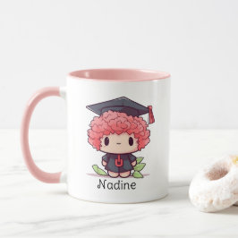 Cute Kawaii Tecknad Personlig Studenten Mugg
