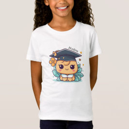 Cute Kawaii Tecknad Personlig Studenten T Shirt