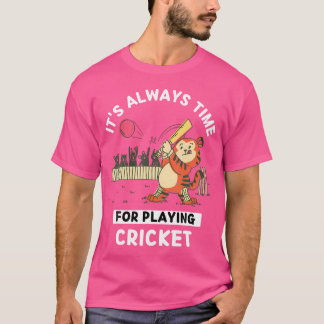 Cute Kawaii Tiger Det är alltid dags att spela Cri T Shirt