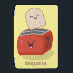 Cute kawaii toast och red toaster tecknad iPad mini skydd<br><div class="desc">För en frukost i lycklig! Med en söt bit av skugga som hoppar ut ur en röd skål i den vackra tecknaden stil!</div>