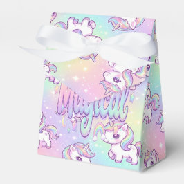Cute Kawaii Unicorn Pastel Rainbow Magical Presentaskar