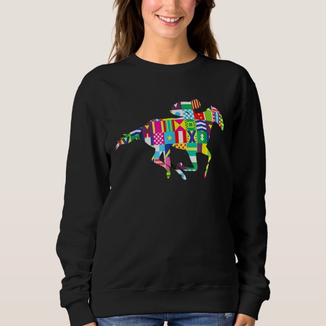 Cute Kentucky Horse Tävla Silke T Shirt (Framsida)