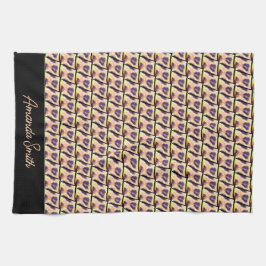 Cute Kenyan Leopard Mönster Kökshandduk