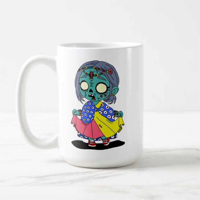 Cute Kenyan Zombie Kaffemugg (Vänster)