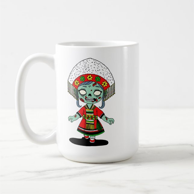 Cute Kenyan Zombie Kaffemugg (Vänster)