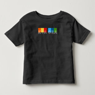 Cute Kia Ora & Ka Kite NZ Hälsning T-Shirt