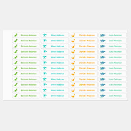 Cute Kid Dinosaurs Järn on Klistermärke